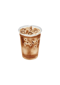 Iced Hojicha Latte