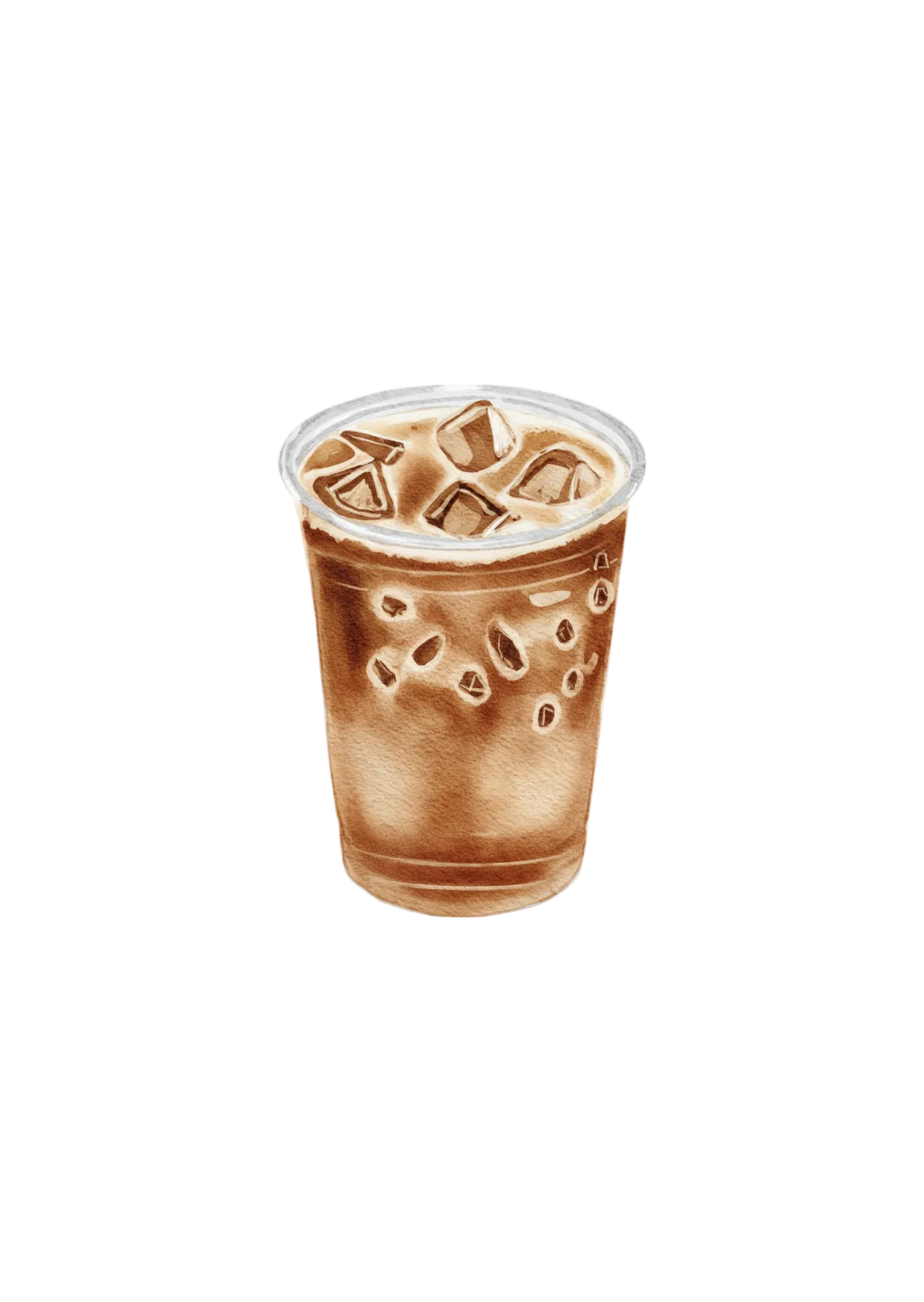 Iced Hojicha Latte