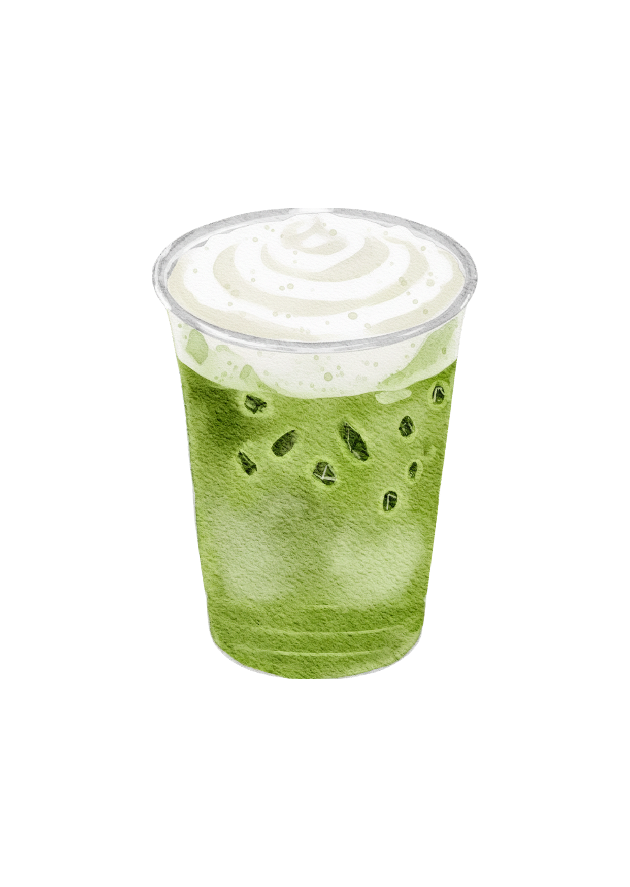 Salted Vanilla Matcha Latte